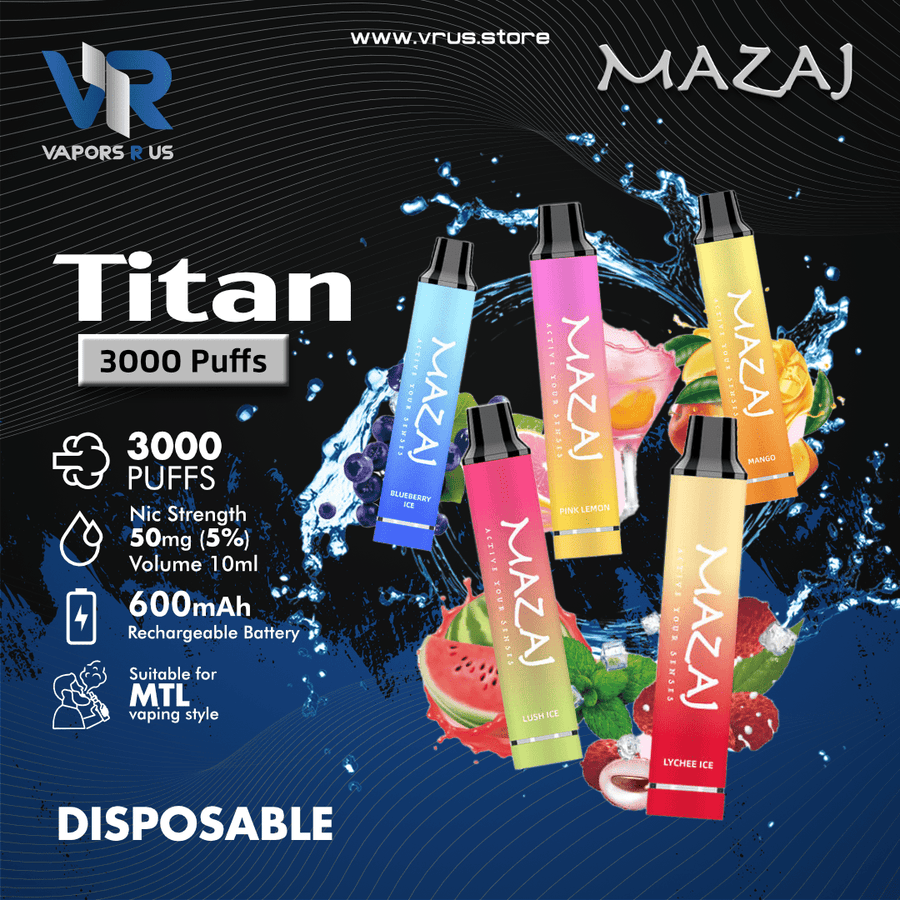MAZAJ - Titan 3000 Puffs