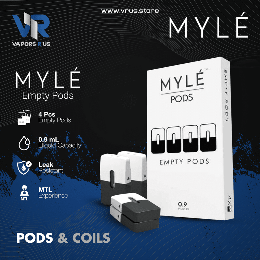 MYLE (Empty Pods) – (4 pcs) | Vapors R Us LLC