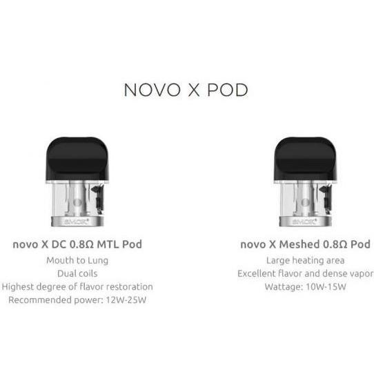 SMOK - NOVO X Replacement Pods | Vapors R Us LLC