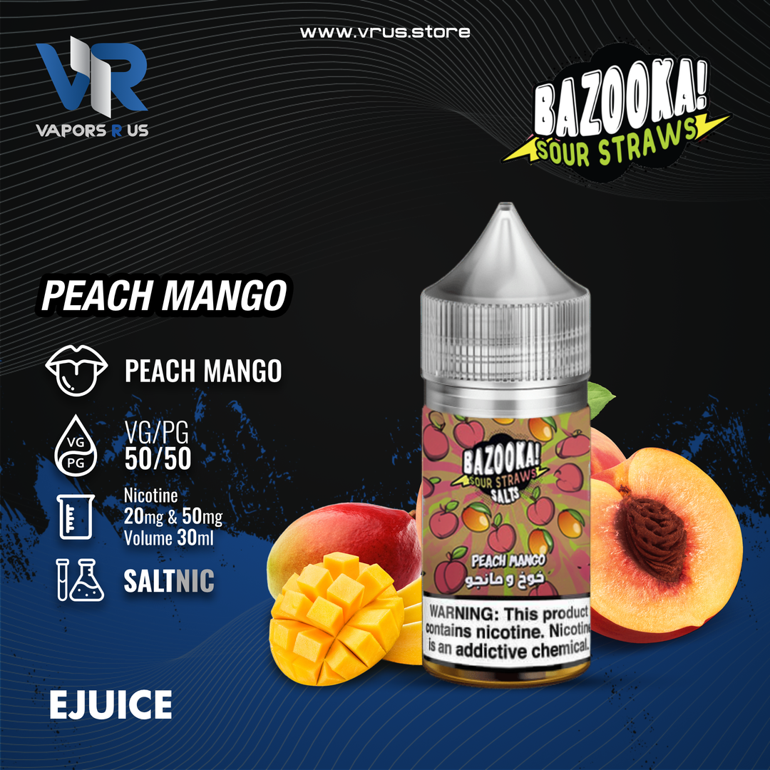 BAZOOKA - Peach Mango 30ml (SaltNic)
