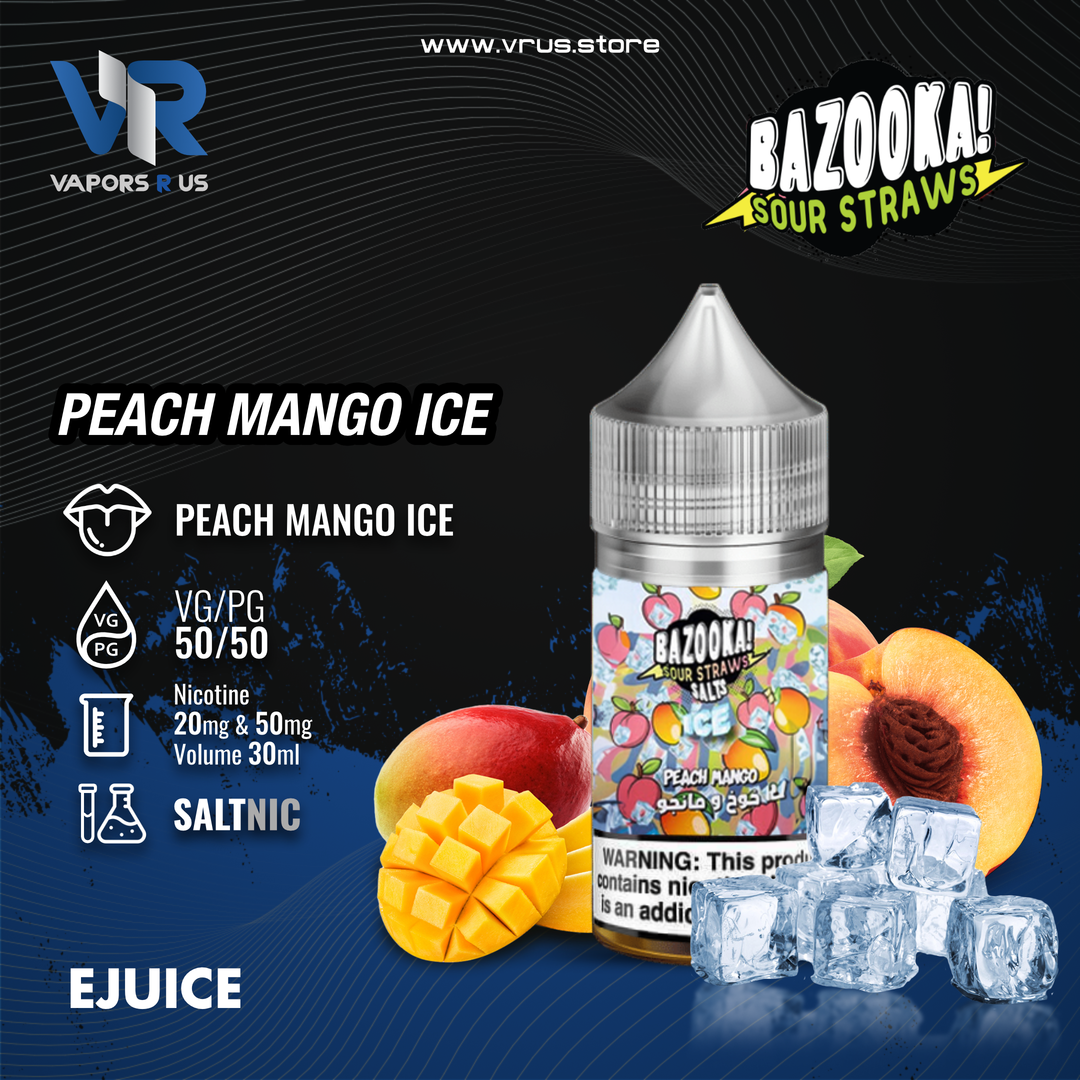 BAZOOKA - Peach Mango Ice 30ml (SaltNic)