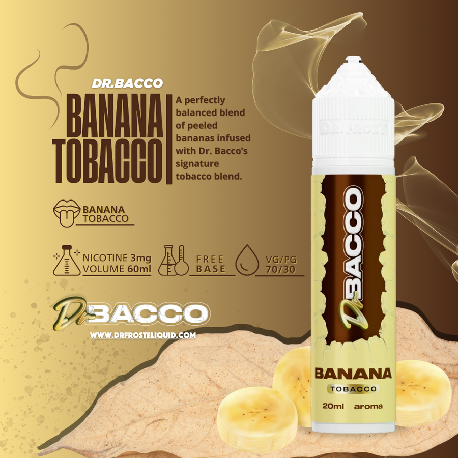 DR.BACCO Banana Tobacco 60ml by DR. FROST