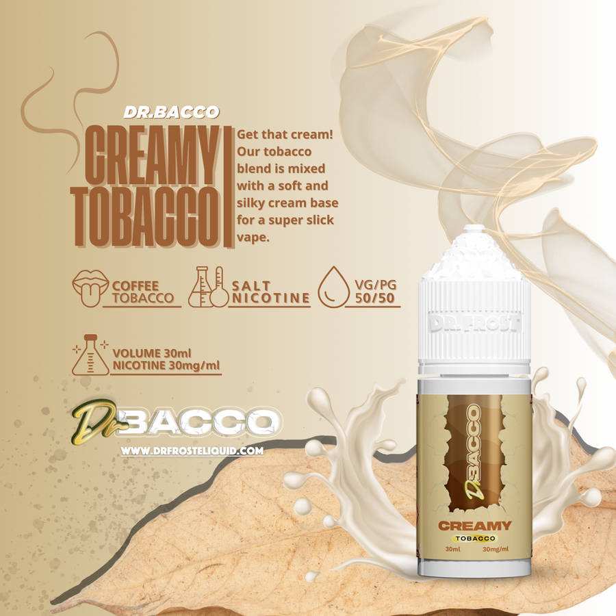 DR.BACCO Creamy Tobacco 30ml by DR. FROST