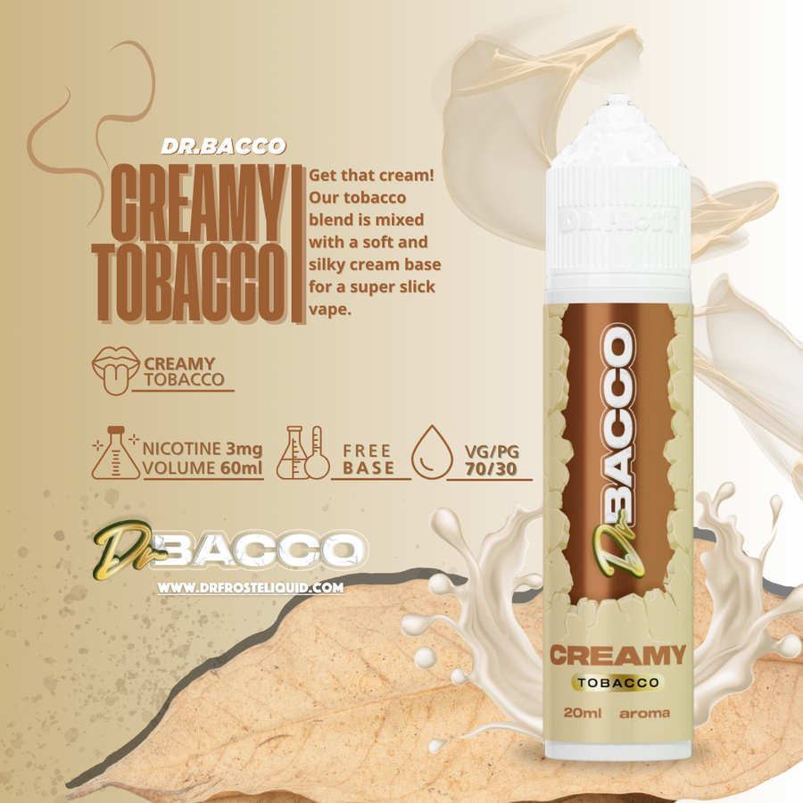 DR.BACCO Creamy Tobacco 60ml by DR. FROST