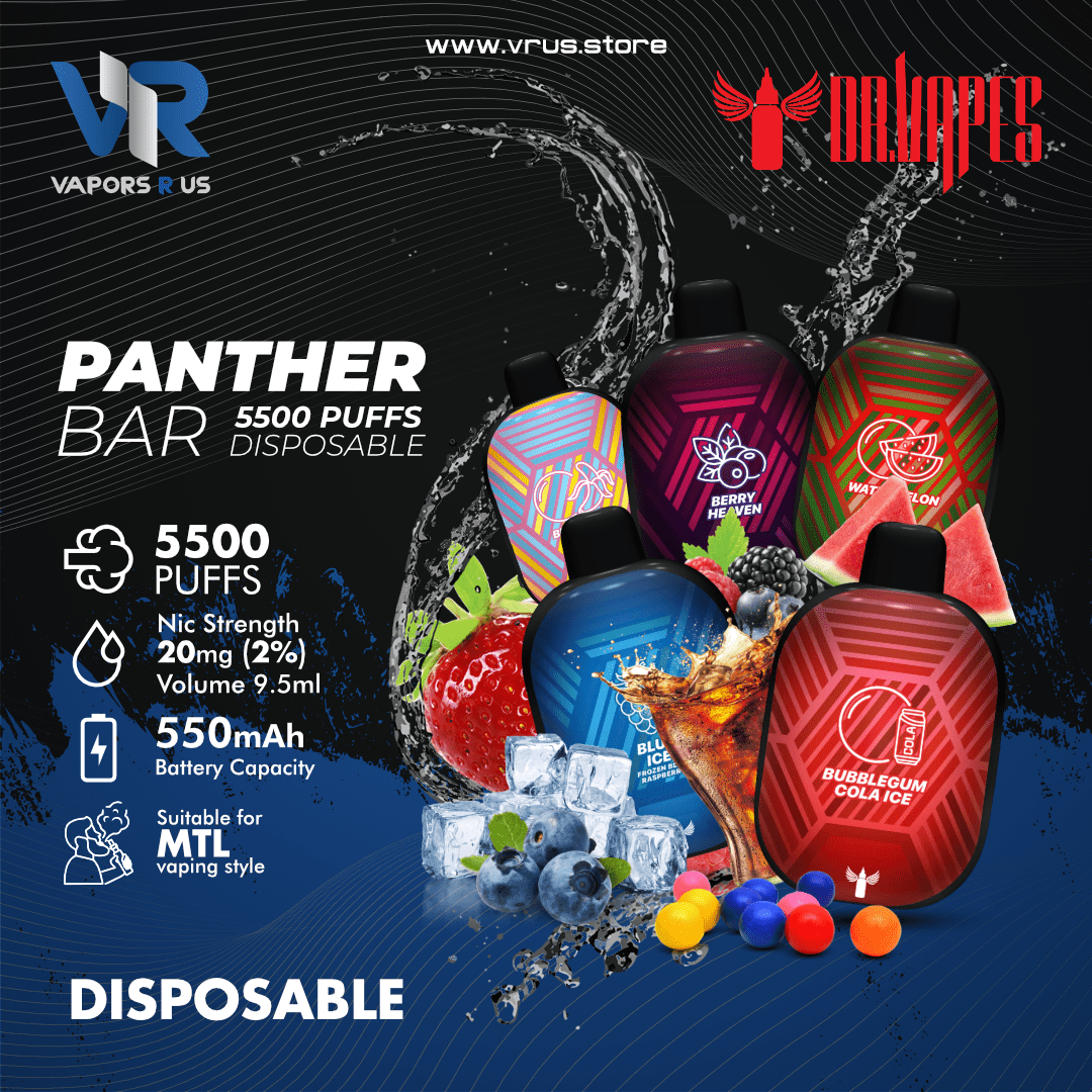 Dr Vapes – Panther Bar 5500 Puff Disposable | Vapors R Us LLC