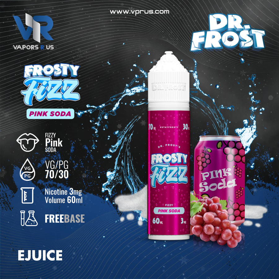 DR FROST - FROSTY FIZZ Pink Soda 60ml