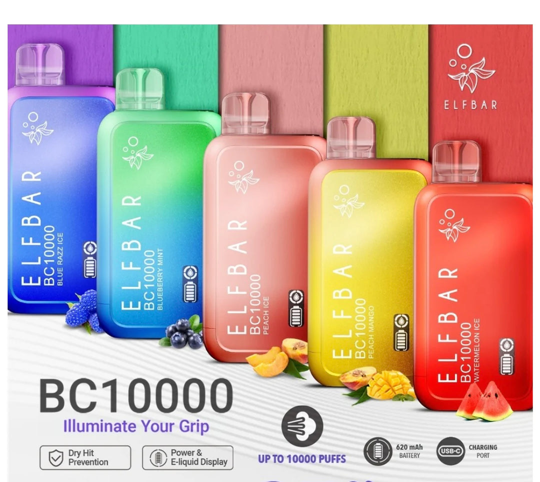 Elf Bar - BC10000 Puffs  Disposable Vape 50mg