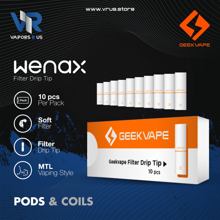 Geekvape - Wenax Filter Drip Tip | Vapors R Us LLC