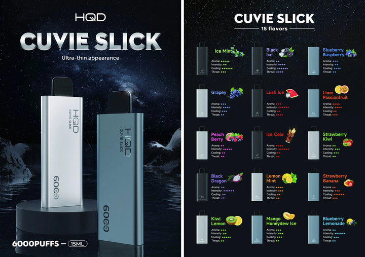 HQD - CUVIE Slick Disposable Pod Device 6000 Puffs 20mg
