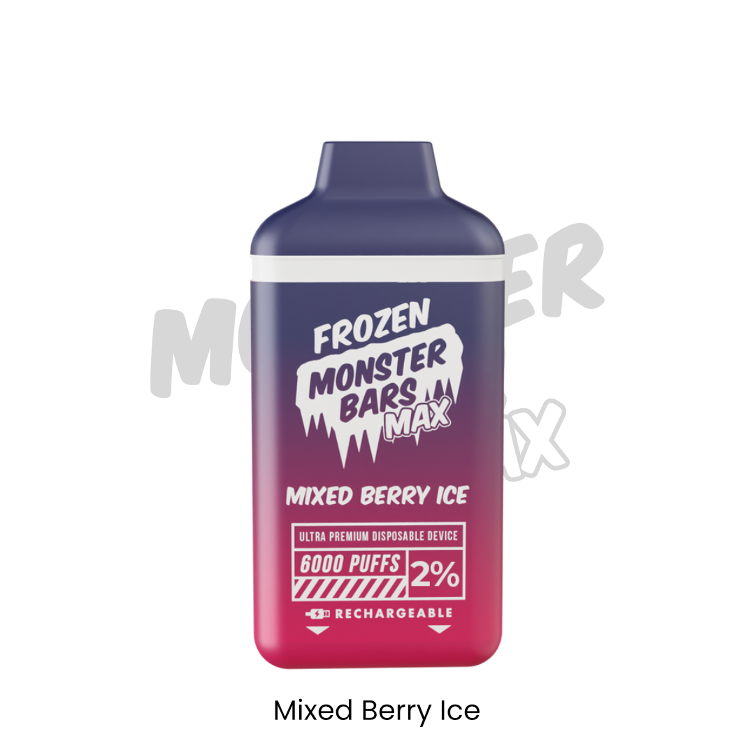 Monster Bars Max 6000 - Mixed Berry Ice