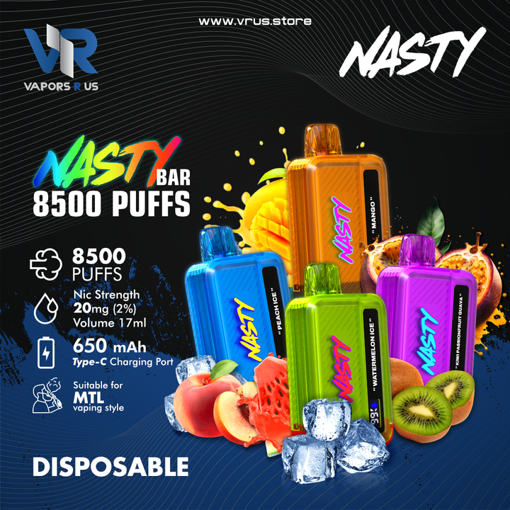 Nasty Bar 8500 Puffs Disposable Vap 20mg