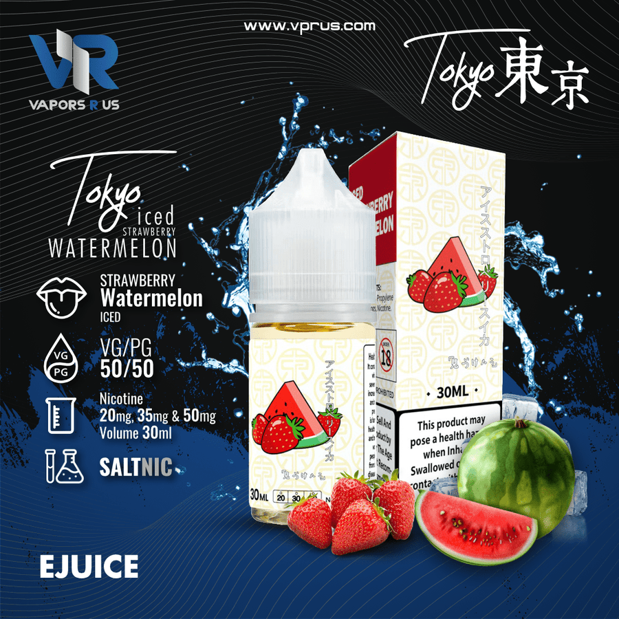 TOKYO - Ice Strawberry Watermelon 30ml (SaltNic)