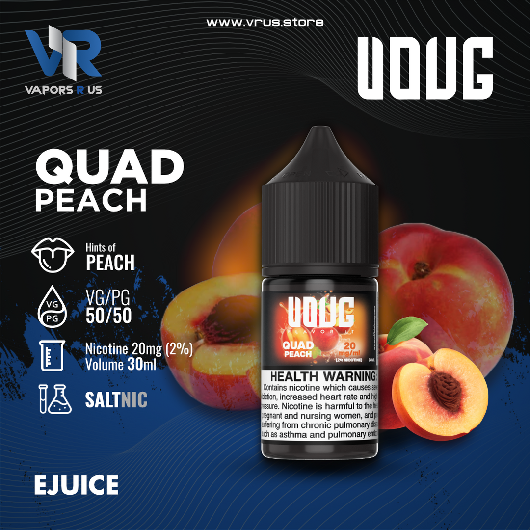 VOUG -  Quad Peach  30ml (Saltnic)