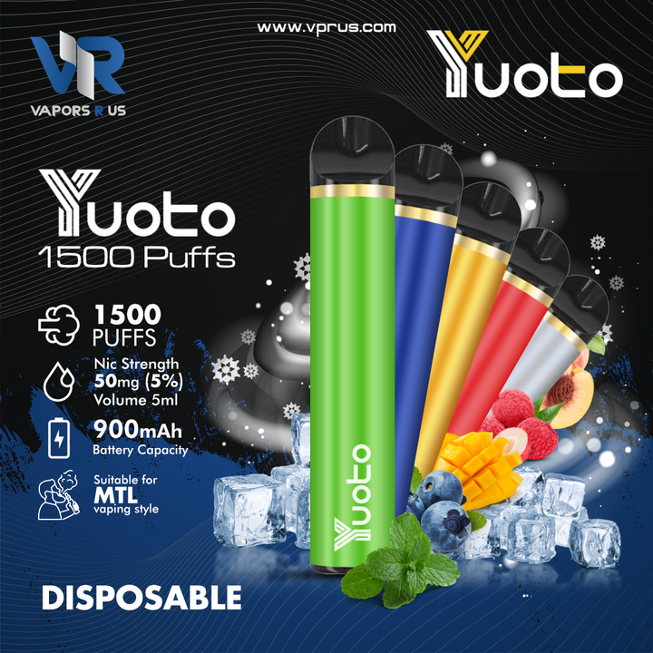 YUOTO 1500 Puffs Disposable