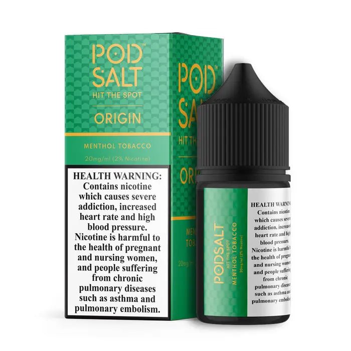POD SALT ORIGIN -Menthol Tobacco 30ml (SaltNic) | Vapors R Us LLC