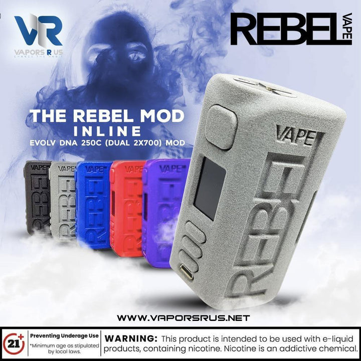 The Rebel Mod Inline - Evolv DNA 250C (Dual 2x700) MOD