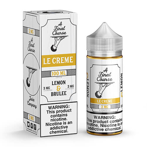 LE CREME - Lemon And Brulee 100ml | Vapors R Us LLC