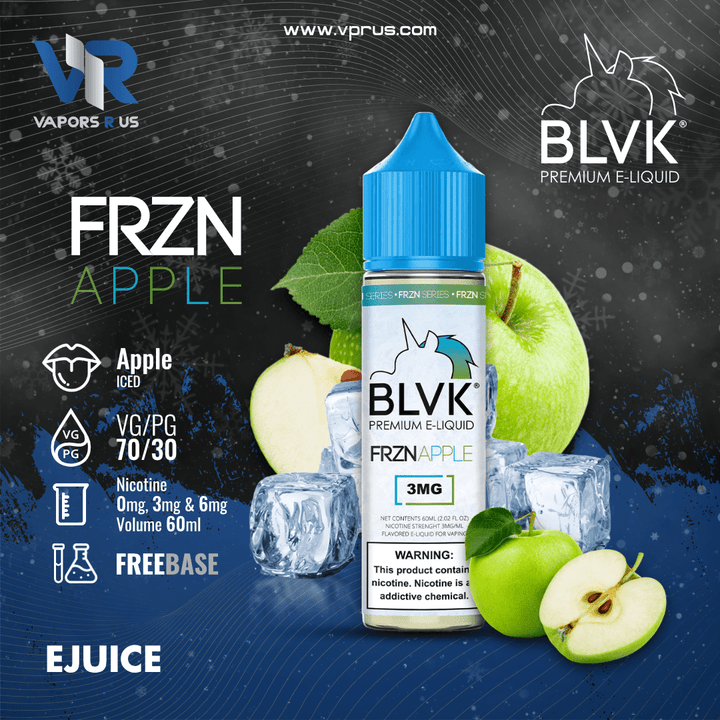BLVK FRZN - Apple 60ml | Vapors R Us LLC