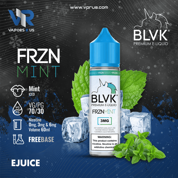 BLVK FRZN - Mint 60ml | Vapors R Us LLC