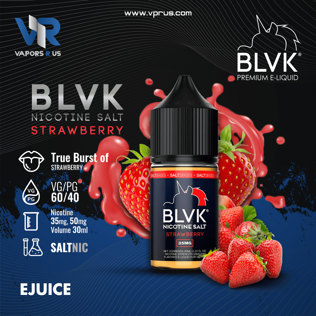 BLVK UNICORN - Strawberry 30ml (SaltNic) | Vapors R Us LLC