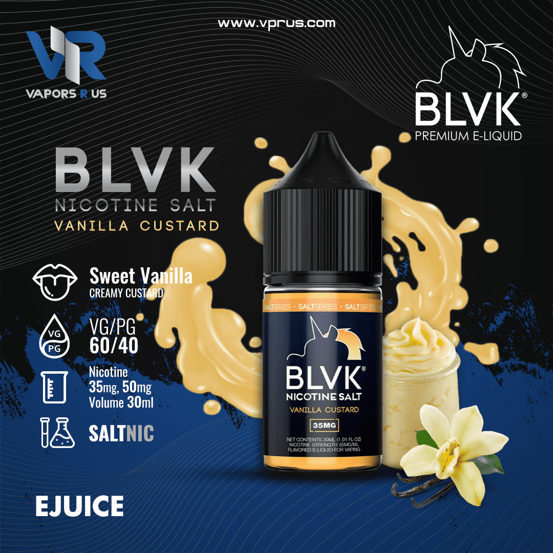 BLVK UNICORN - Vanilla Custard 30ml (SaltNic) | Vapors R Us LLC