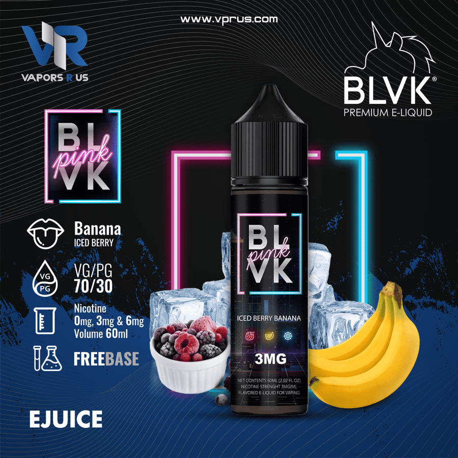BLVK PINK - Iced Berry Banana 60ml | Vapors R Us LLC