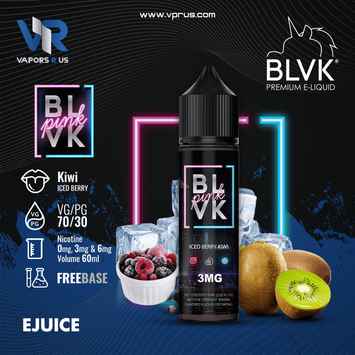 BLVK PINK - Iced Berry Kiwi 60ml | Vapors R Us LLC