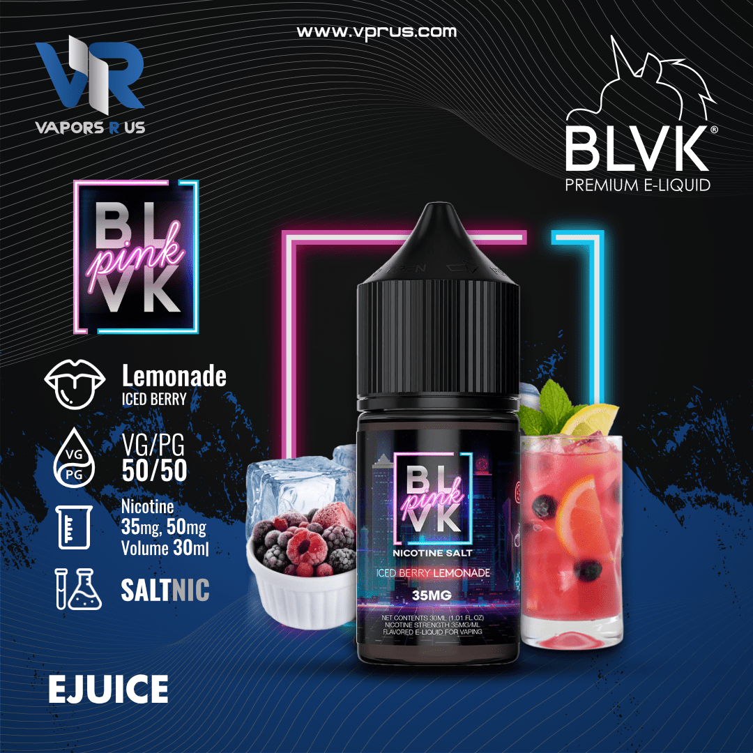 BLVK PINK - Iced Berry Lemonade 30ml (SaltNic) | Vapors R Us LLC