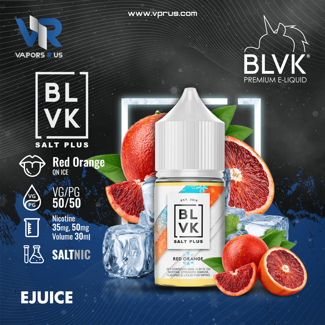 BLVK SALT PLUS - Ice Red Orange 30ml (SaltNic) | Vapors R Us LLC