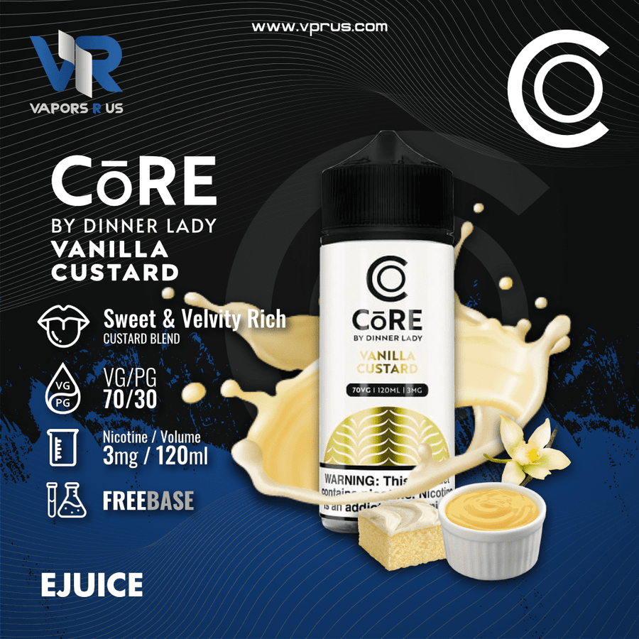 CORE - Vanilla Custard 3mg 120ml | Vapors R Us LLC