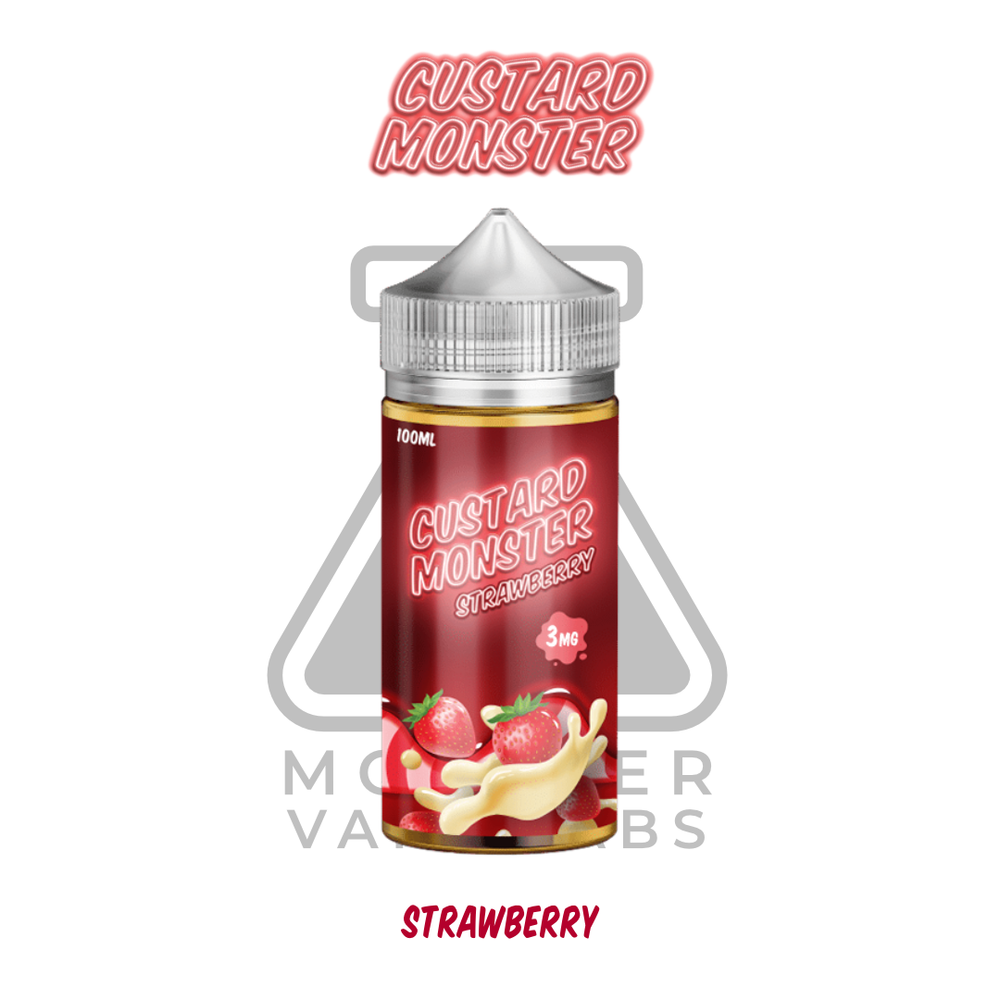 CUSTARD MONSTER - Strawberry 3mg 100ml