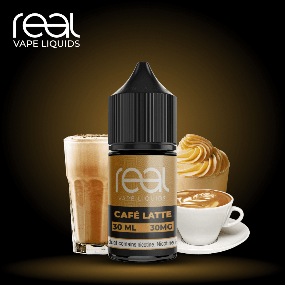 REAL VAPE - Cafe Latte 30ml (SaltNic) | Vapors R Us LLC