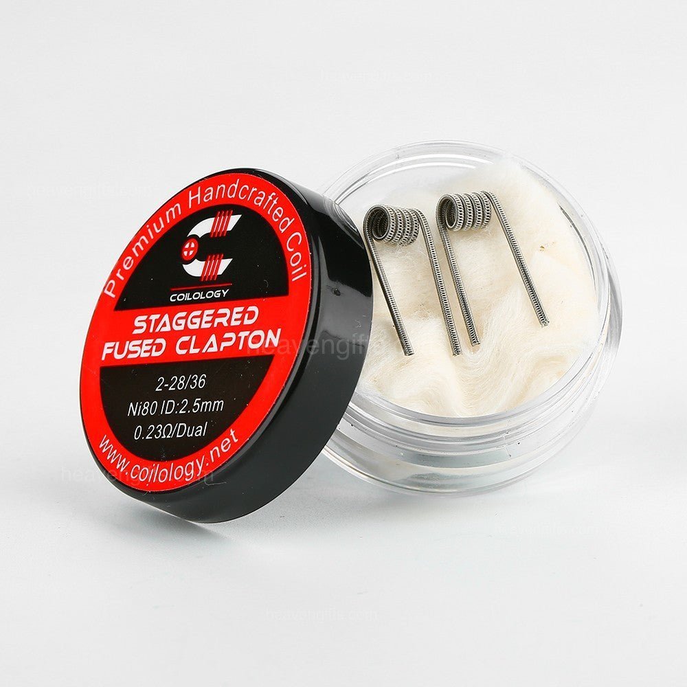 COILOLOGY - Staggered Fused Clapton 0.23 | Vapors R Us LLC