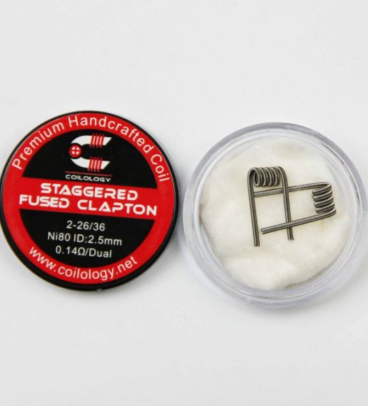 COILOLOGY - Staggered Fused Clapton 0.14 | Vapors R Us LLC
