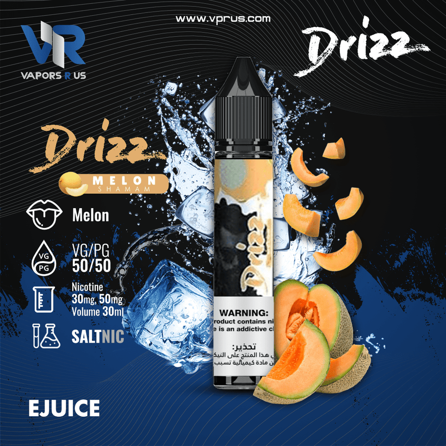 DRIZZ - Melon Shamam 30ml (SaltNic) | Vapors R Us LLC