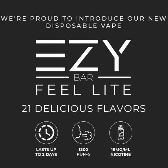 EZY BAR - 1300 Puffs Disposable Pod Device (18mg) | Vapors R Us LLC