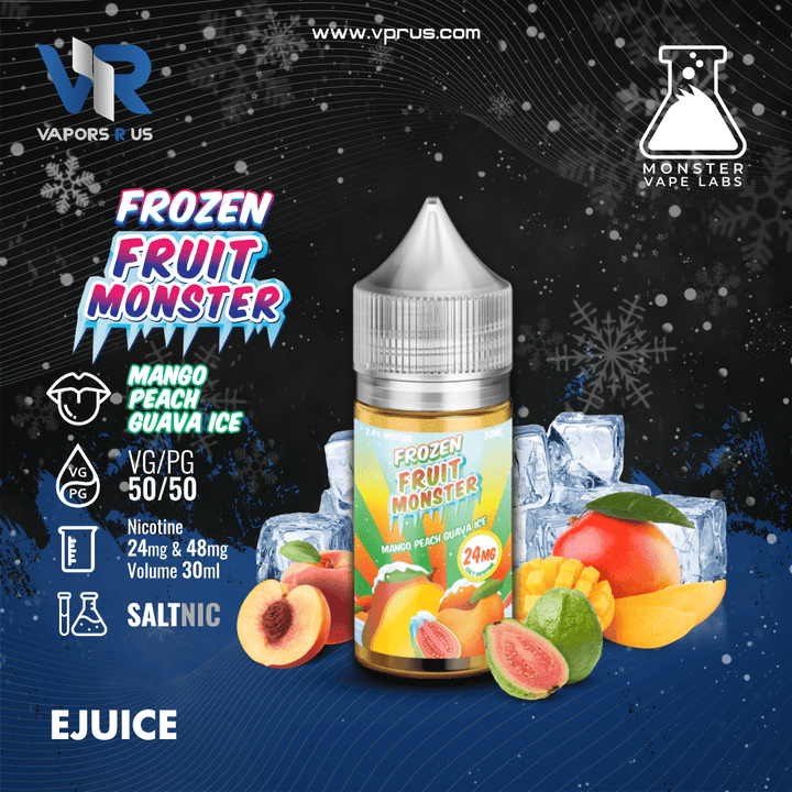 FROZEN FRUIT MONSTER - Mango Peach Guava Ice 30ml (SaltNic) | Vapors R Us LLC