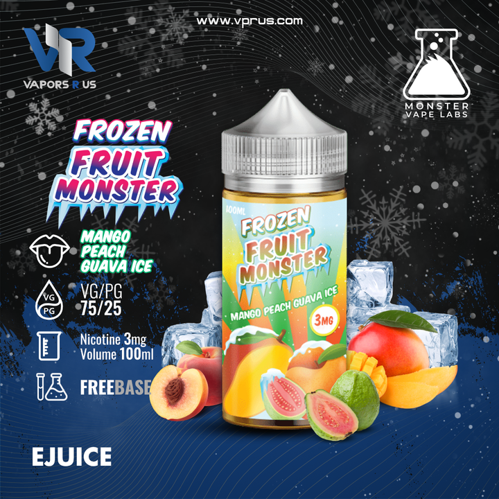 FROZEN FRUIT MONSTER - Mango Peach Guava Ice 3mg