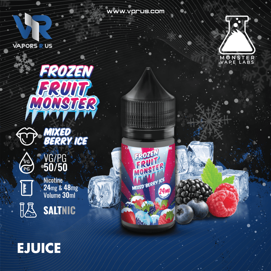 FROZEN FRUIT MONSTER - Mixed Berry Ice 30ml (SaltNic) | Vapors R Us LLC