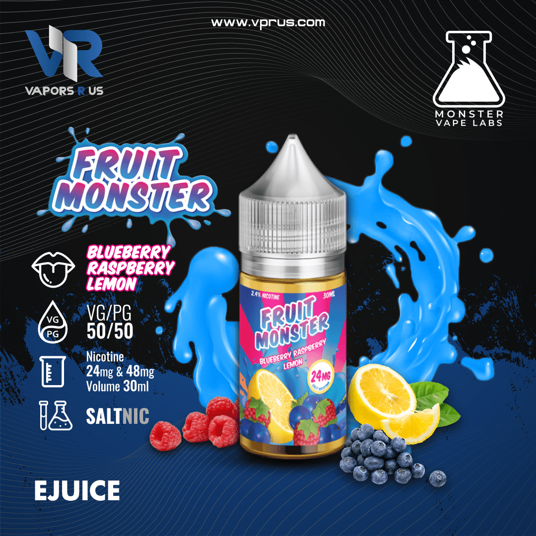 FRUIT MONSTER - Blueberry Raspberry Lemon 30ml (SaltNic) | Vapors R Us LLC