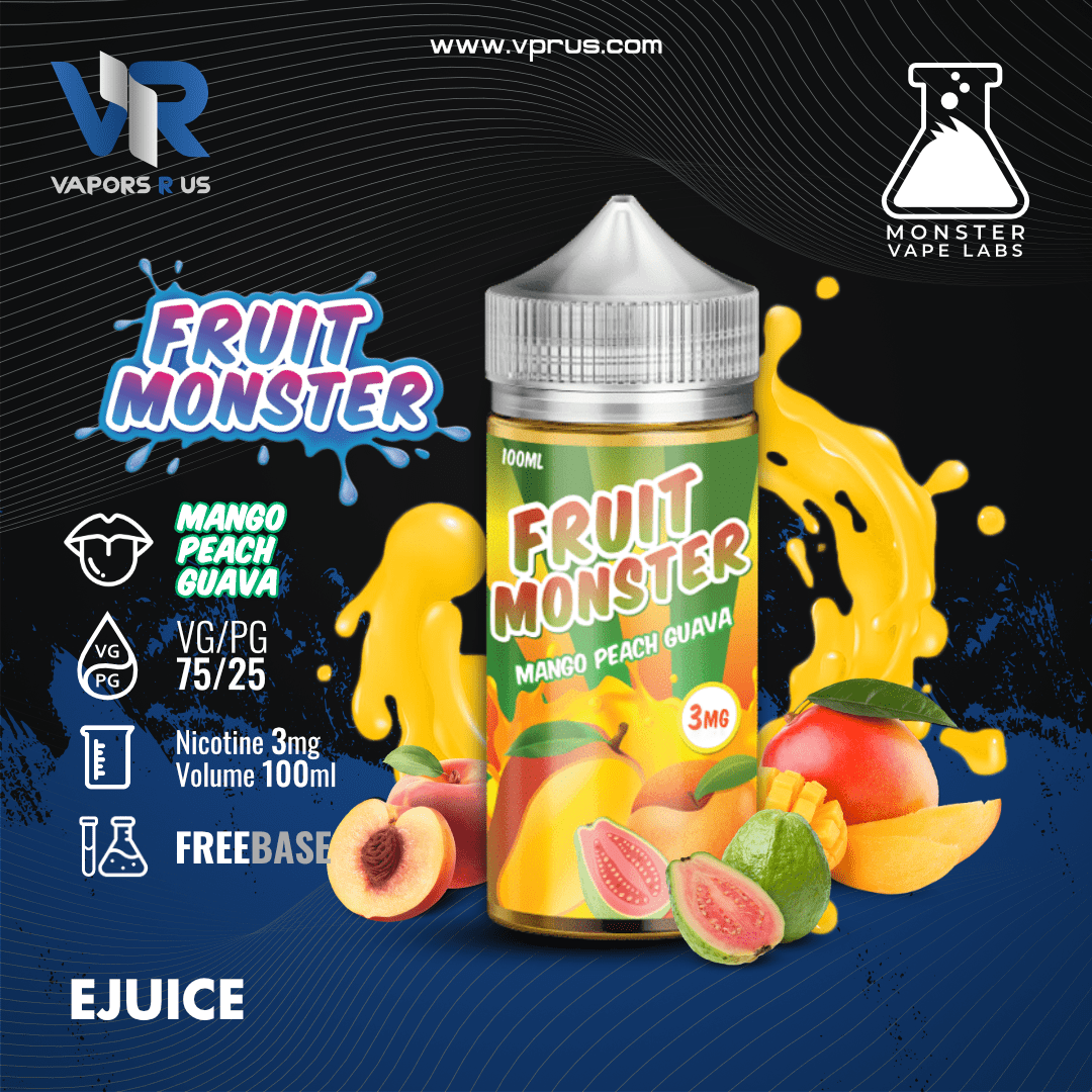 FRUIT MONSTER - Mango Peach Guava 3mg | Vapors R Us LLC
