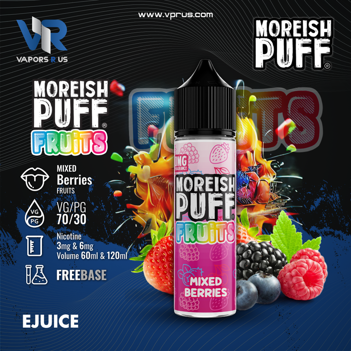 MOREISH PUFF FRUITS - Mixed Berries | Vapors R Us LLC
