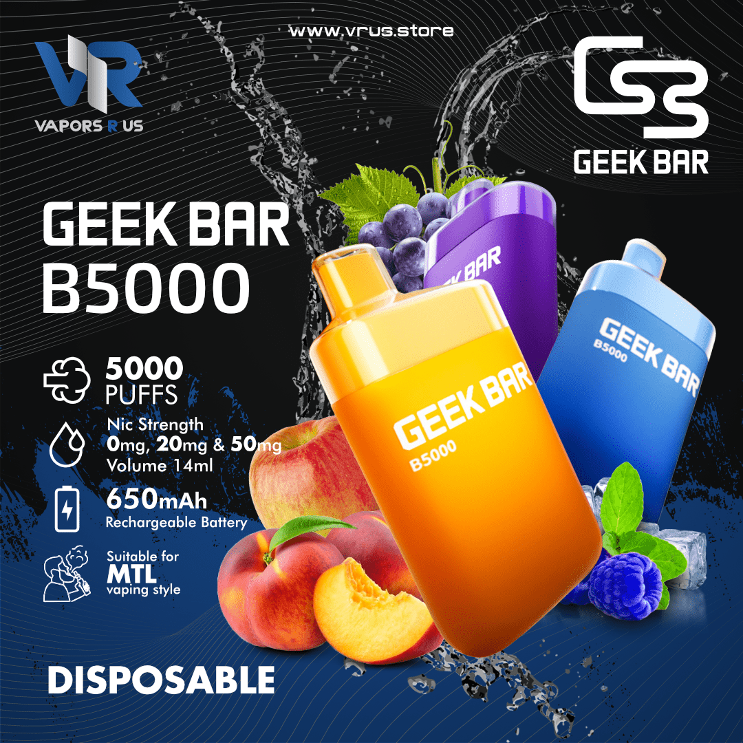 GEEK BAR - B5000 Rechargeable Disposable | Vapors R Us LLC
