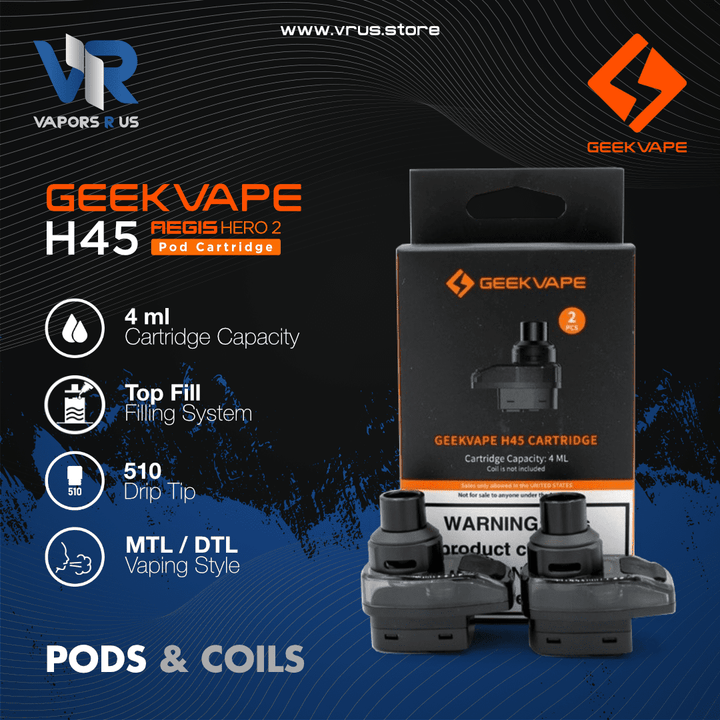 GEEKVAPE - H45 Aegis Hero 2 Pod Cartridge