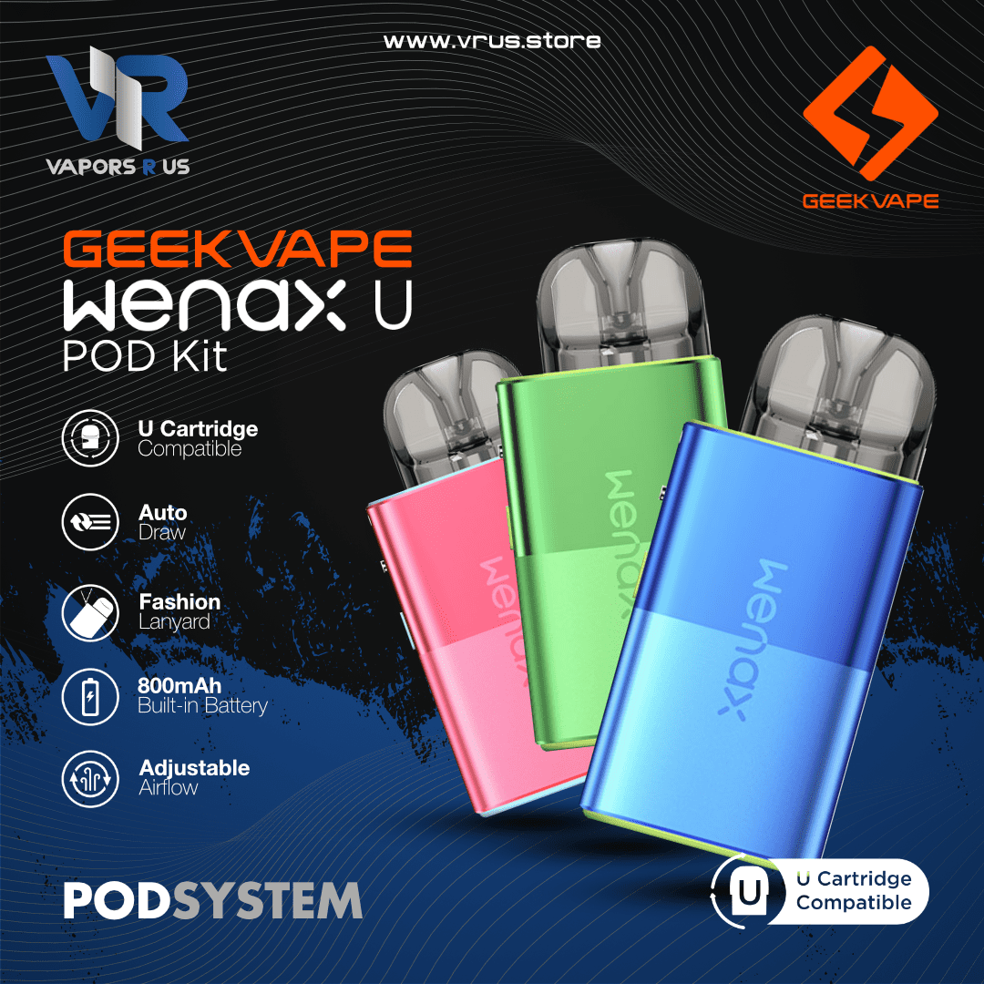 GEEKVAPE - Wenax U Pod Kit 1000mAh (GEEKVAPE U Series) | Vapors R Us LLC