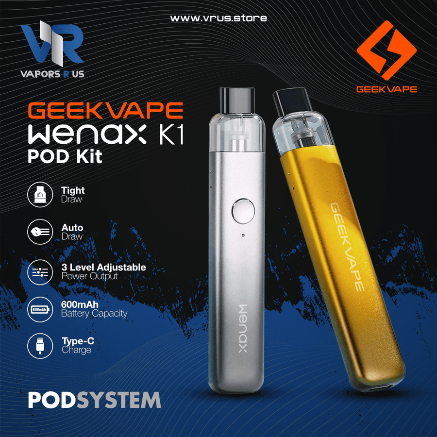 GEEKVAPE - Wenax K1 Pod Kit 600mAh | Vapors R Us LLC