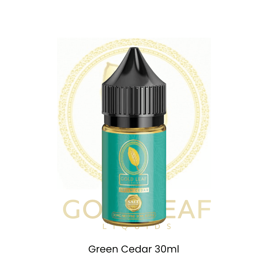 GOLD LEAF - Green Cedar 30ml (SaltNic) | Vapors R Us LLC