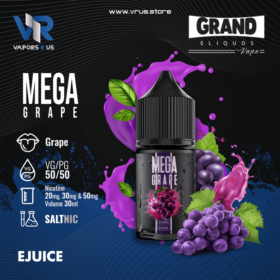 GRAND ELIQUIDS - MEGA Grape 30ml