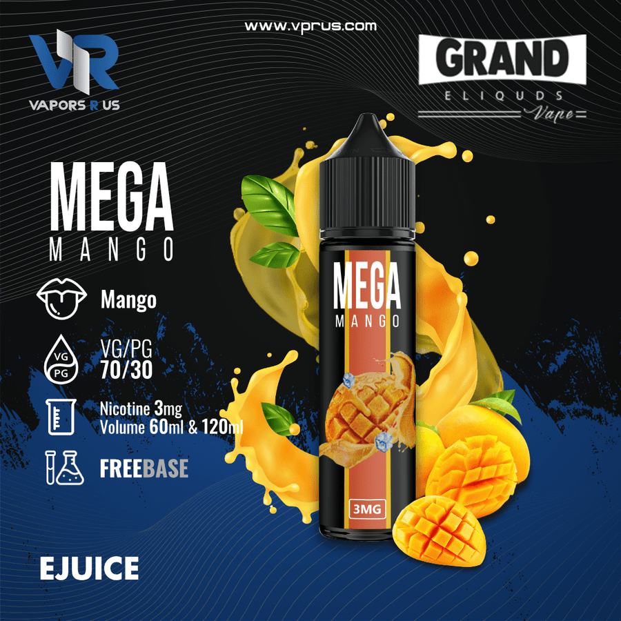 GRAND ELIQUIDS - Mega Mango 60ml | Vapors R Us LLC