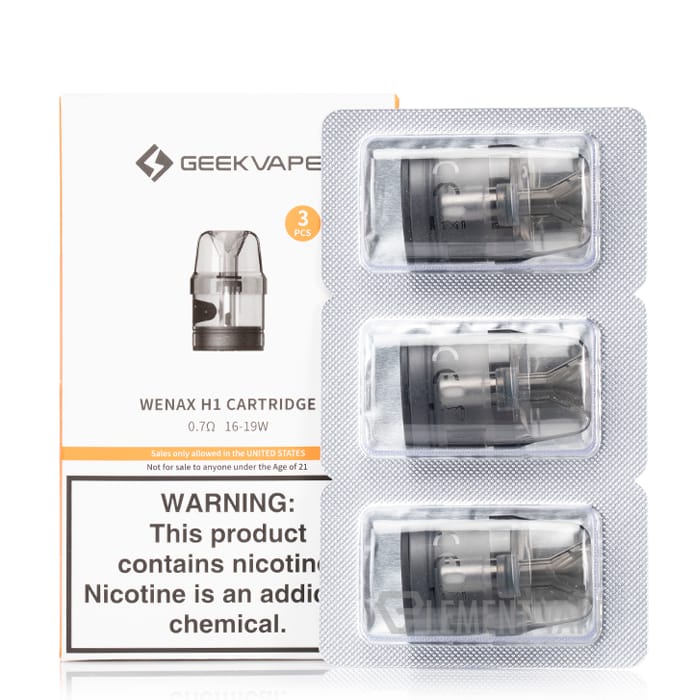 GEEKVAPE - Wenax H1 Pod Cartridge 2.5ml (3pcs/pack) | Vapors R Us LLC